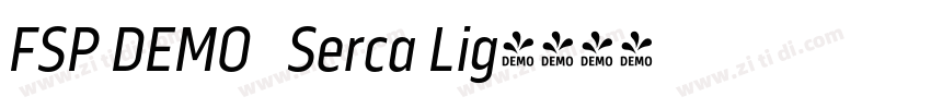 FSP DEMO   Serca Lig字体转换